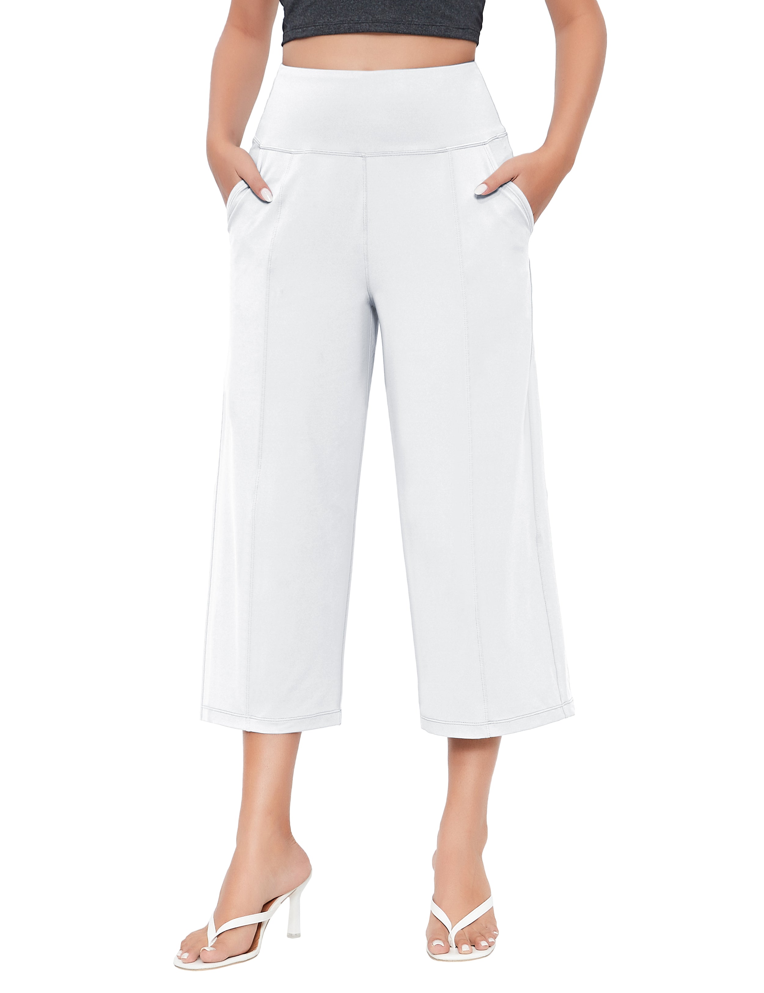 Capri Leggings in White — The Post-Run Edit style look